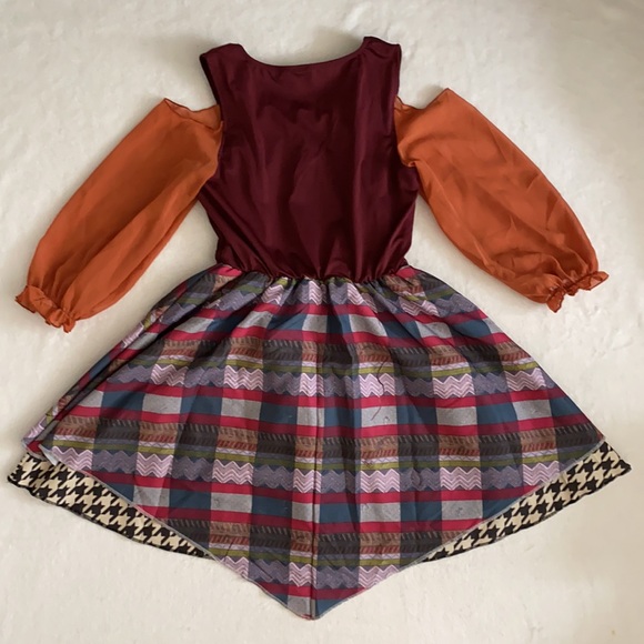 Spirit Kids Costume with Orange and Burgundy - Picture 10 of 16